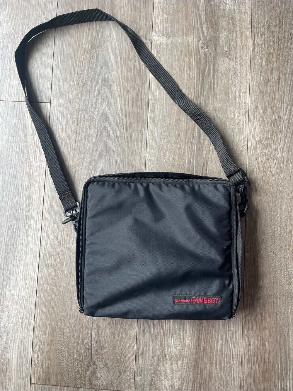 Nintendo Black Messenger Bag with Red Logo
